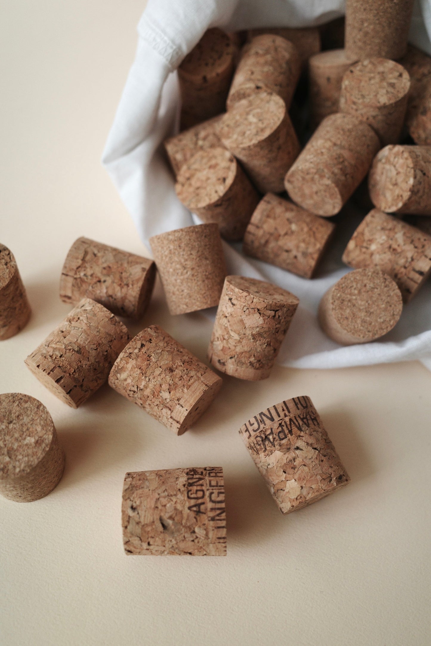 アップサイクルコルク栓&リユース瓶セット