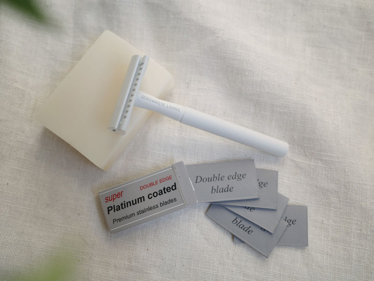 リユーサブル 両刃ステンレスカミソリ (替え刃5枚入り)