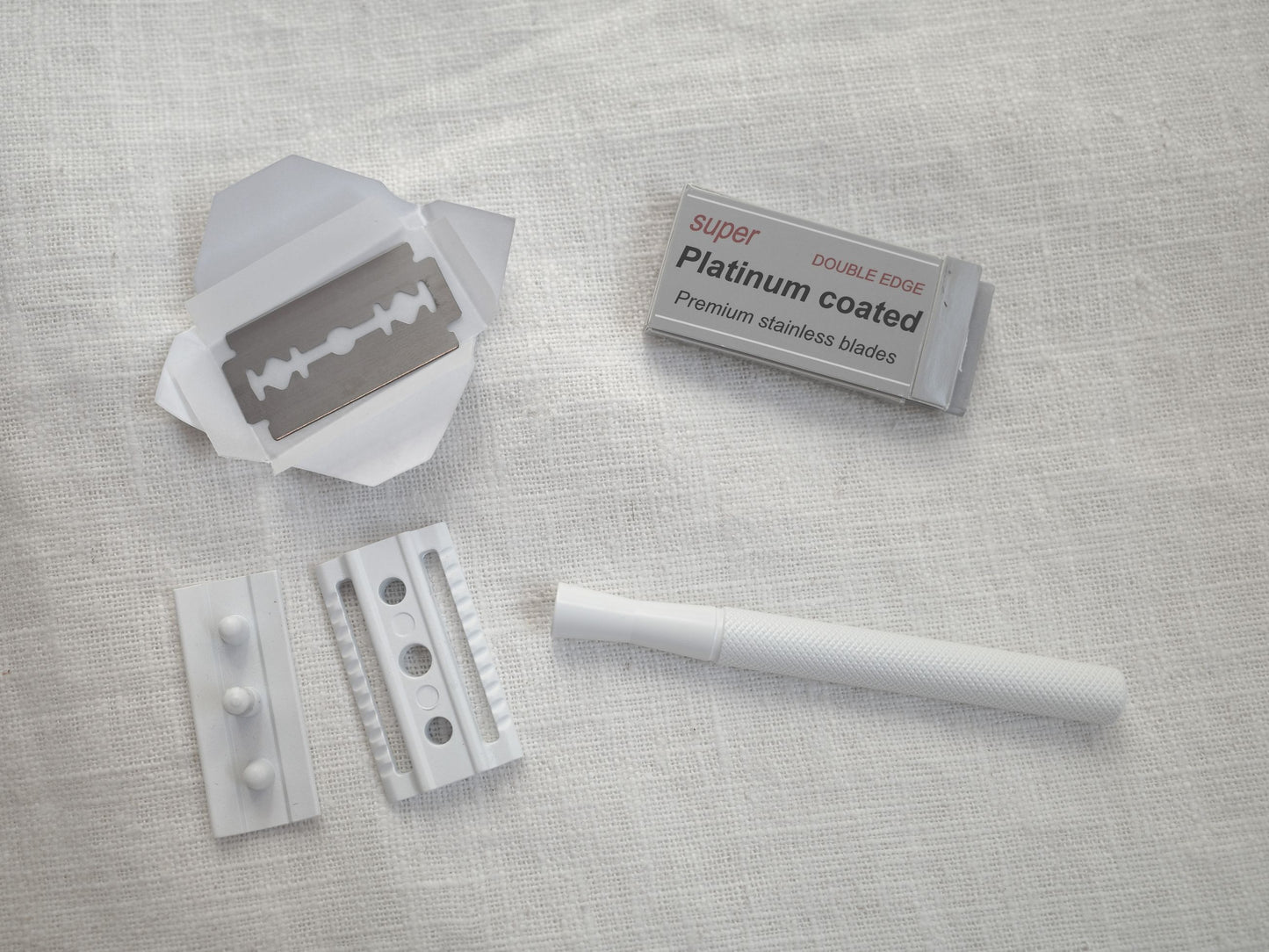 リユーサブル 両刃ステンレスカミソリ (替え刃5枚入り)
