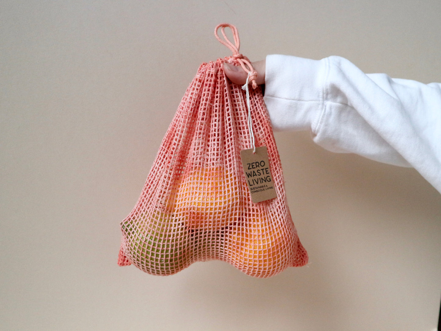 野菜が長持ちするメッシュバッグ - 草木染め限定カラー