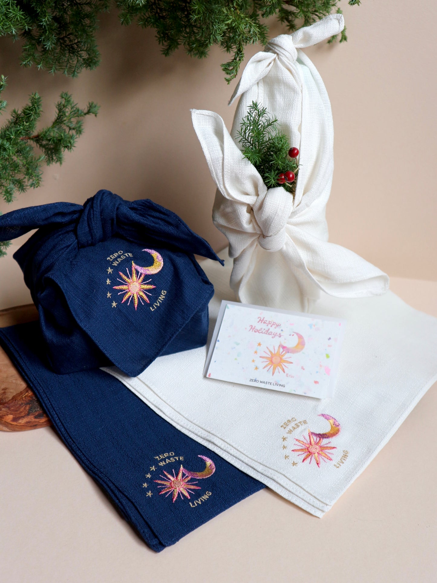 オリジナル オーガニックコットン風呂敷 | Holiday Collection 2022