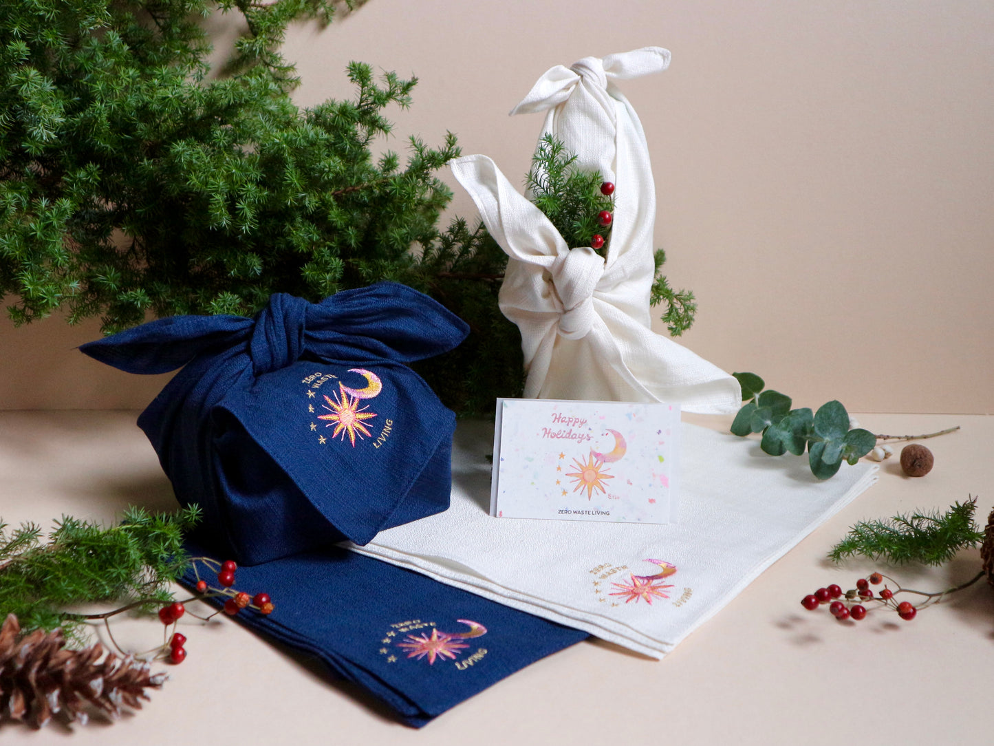 オリジナル オーガニックコットン風呂敷 | Holiday Collection 2022