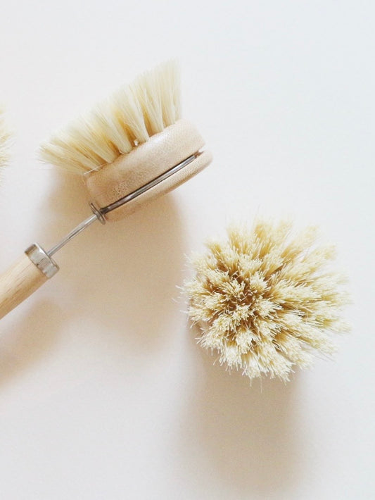 ザイザル麻の食器洗いブラシ   |  柄つき用替えブラシ