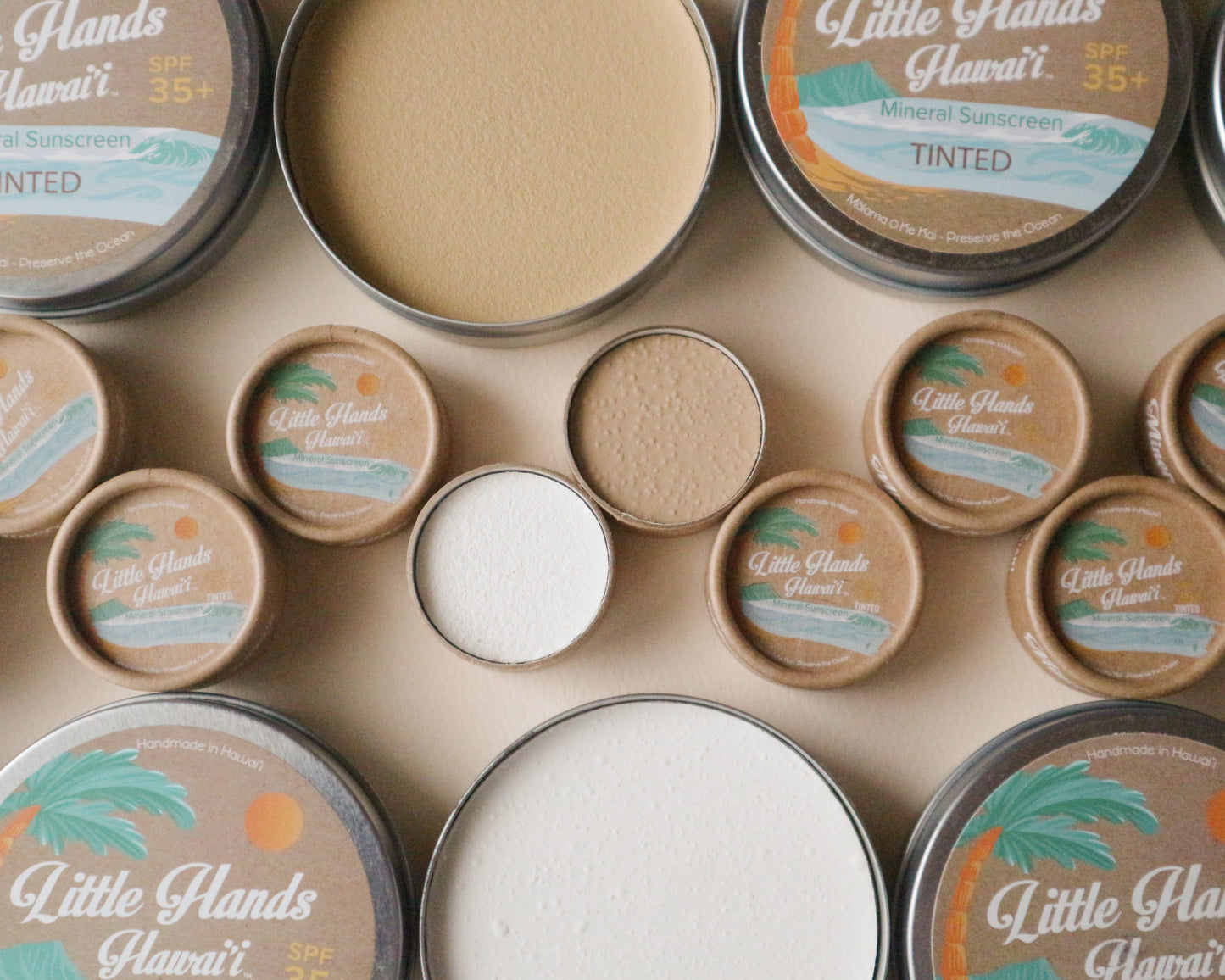 Little Hands Hawaii リトルハンズハワイ 人にもサンゴにも優しい日焼け止め | SPF35+缶タイプ