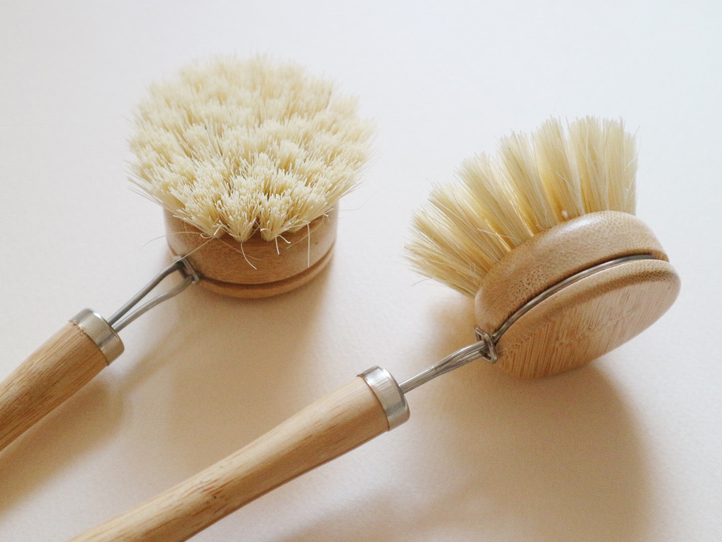 ザイザル麻の食器洗いブラシ   |  柄つき