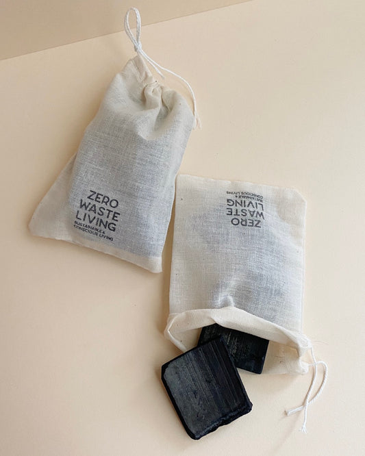 ご飯がおいしく炊ける、国産竹炭プレート(コットン袋入り)