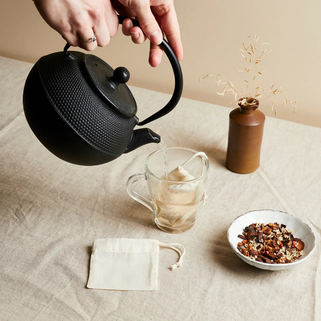 GOTS認証 オーガニックコットン ティーバッグ(2枚セット)