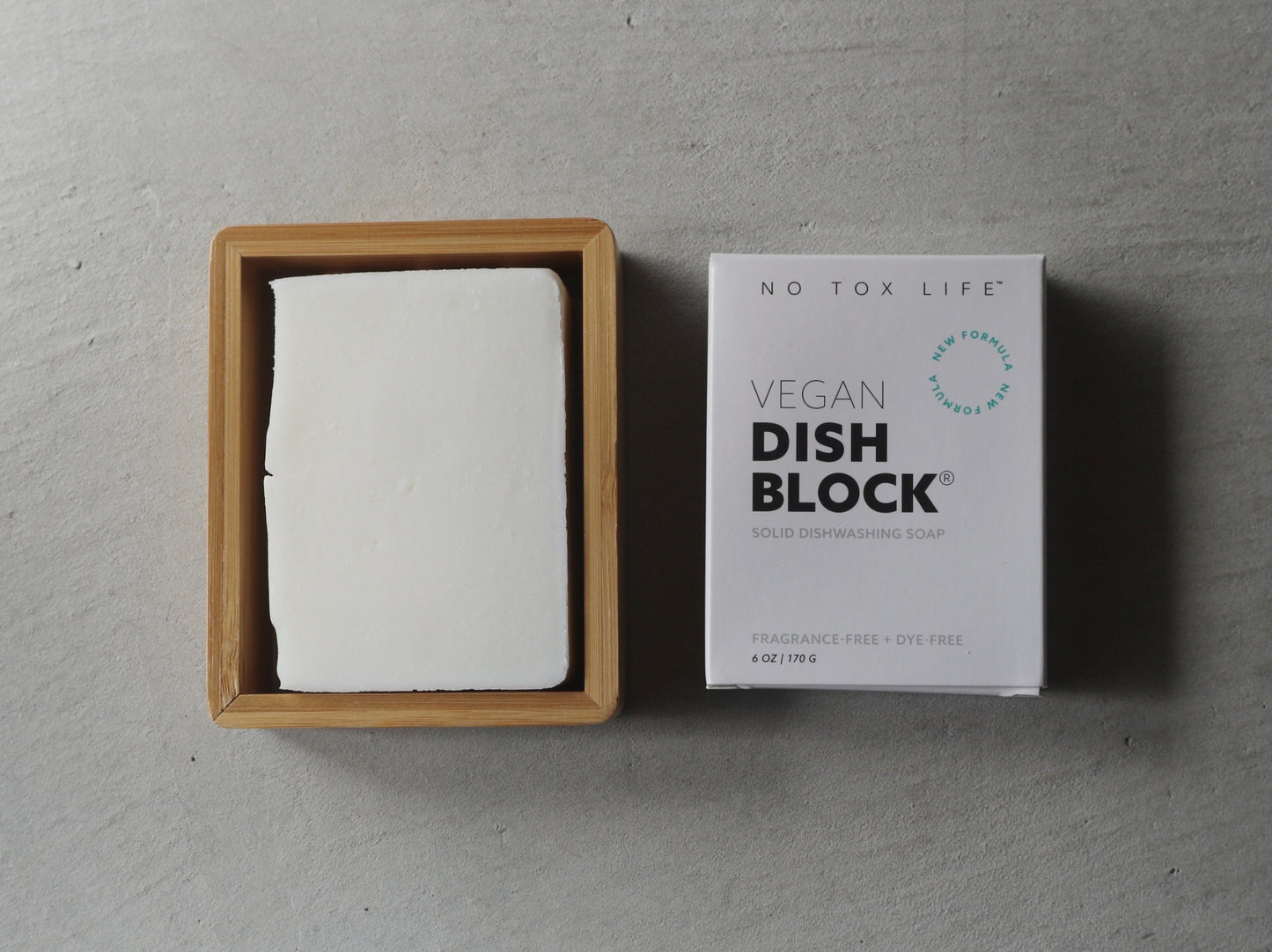ヴィーガンディッシュブロックVegan Dish Block No tox life - スターターセット(選べるブラシ付き,Regularサイズ)