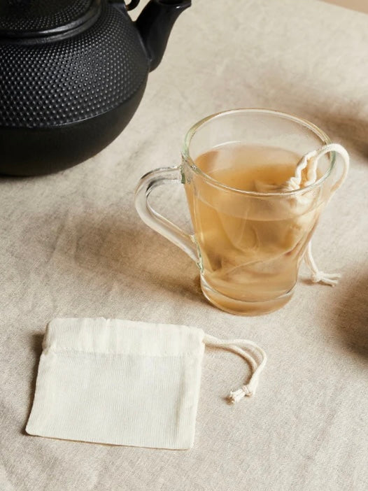 GOTS認証 オーガニックコットン ティーバッグ(2枚セット)