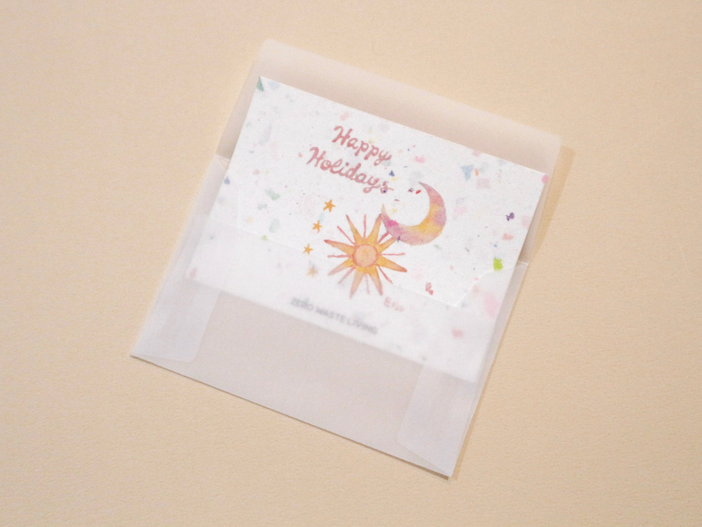 折り鶴再生紙ギフトカード  |  Holiday Collection 2022