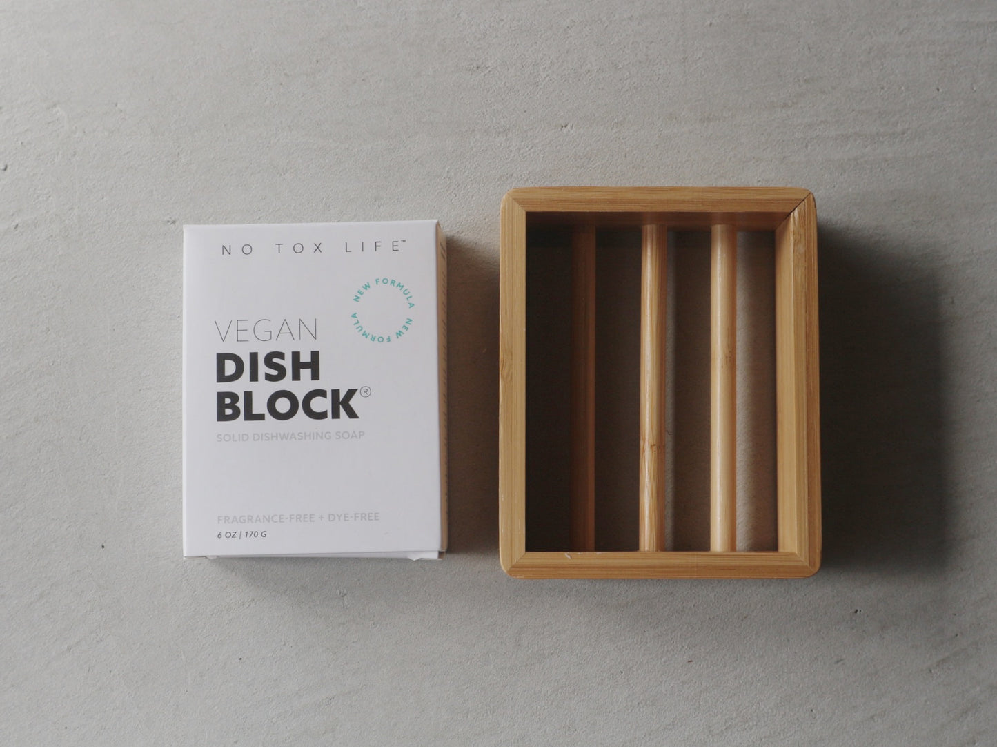 ヴィーガンディッシュブロックVegan Dish Block No tox life - スターターセット(選べるブラシ付き,Regularサイズ)