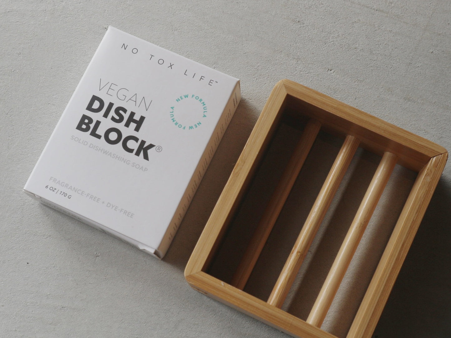 No tox life - Vegan DISH BLOCK® ヴィーガンディッシュブロック食器用石鹸(Regularサイズ)【単品】